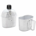 32oz Aluminum Canteen w/Cover and Cup